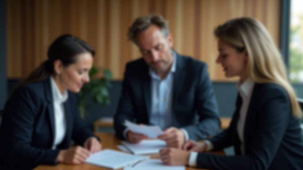 Finanzberater erklärt einem Paar die Garantie der lebenslangen Rentenzahlung