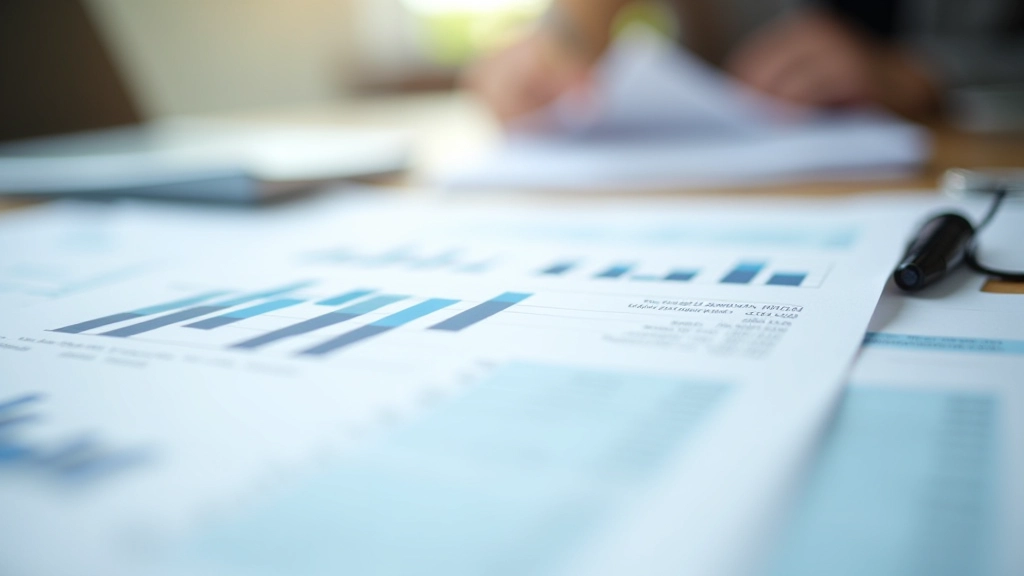 Finanzplanungsdokumente mit Rentenberechnungen und Diagrammen