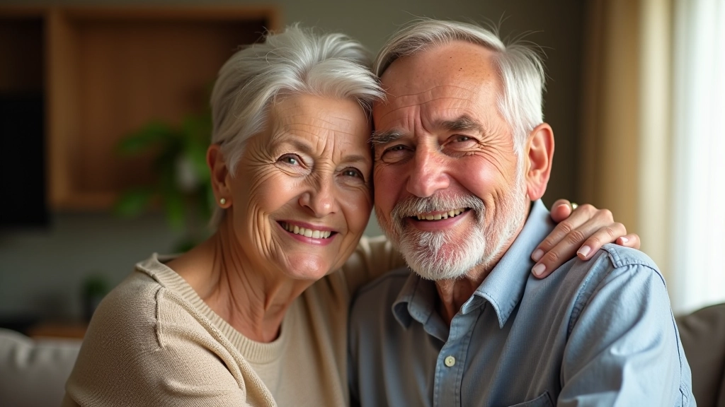 Seniorenpaar genießt den Ruhestand mit der Sicherheit der Basisrente